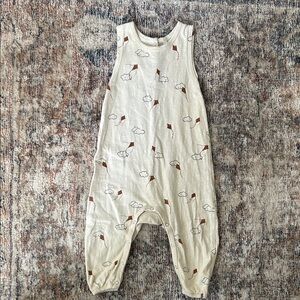 Rylee + Cru Cream Kite Baby Romper
